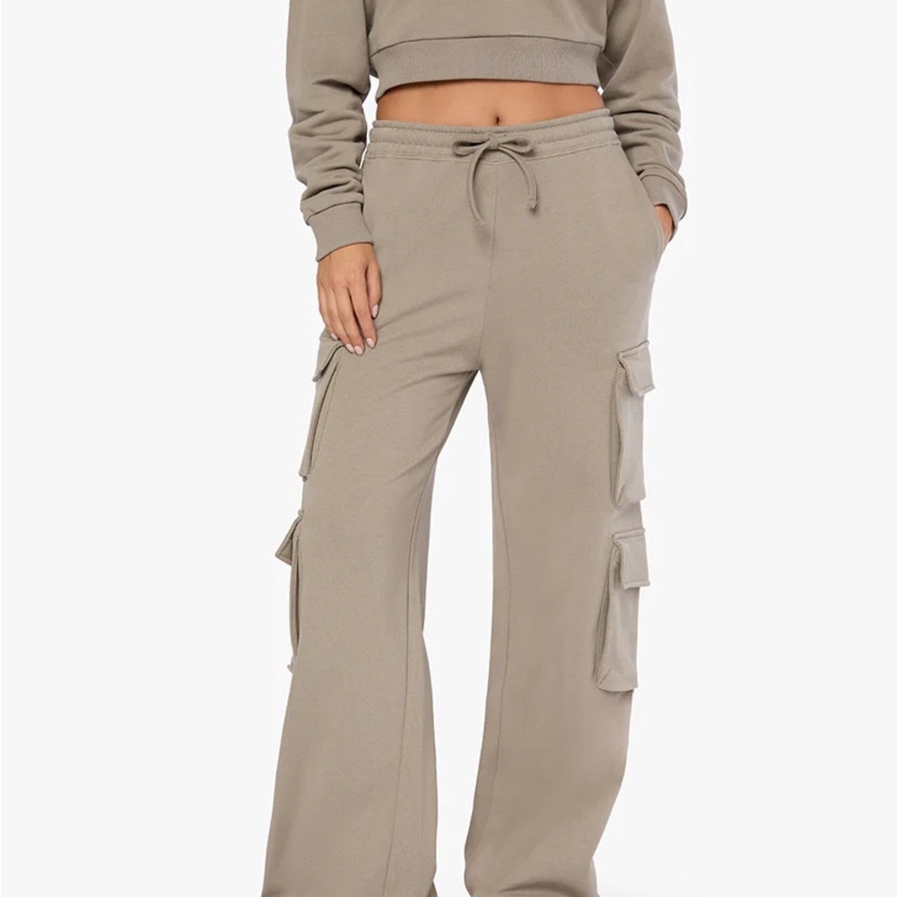 0840.  Cargo Sweat Pants - Picture 2 of 7